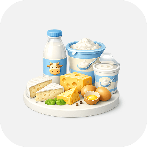 Молочная продукция, сыры, яйца